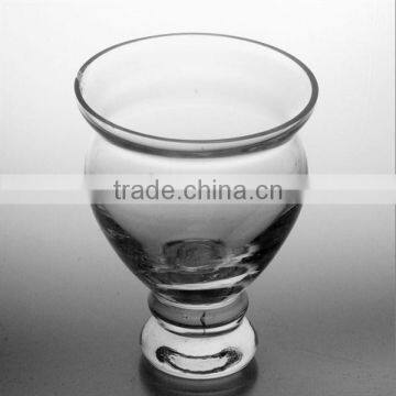 clear glass vase ,mouth blown glass vase, wholesale cheap