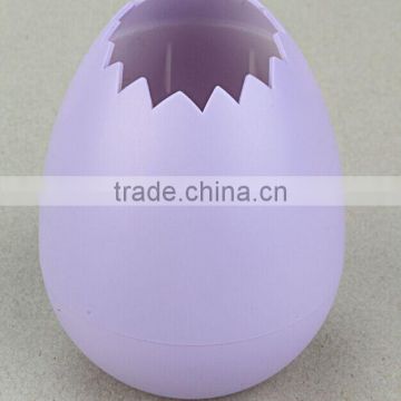 Office desk purple plastic flower pot without leakage holes