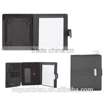 A4 document folder and tablet holder with power bank