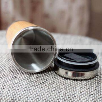 Bamboo Wooden Mug Real Natural Wooden Cup High Quality Travel Mug photo-6