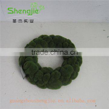 SJLJ013313 Artificial Moss / Plastic Moss Wreath for Decoration photo-3