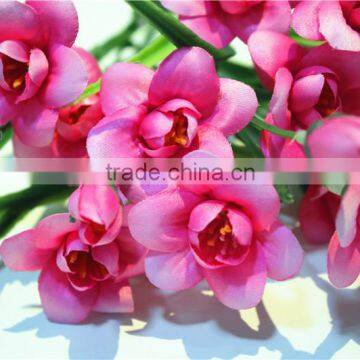 Home Garden Decoration 30cm Hight Yellow Small Criste Marine Artificial Wedding Flowers EXLH03 0402 photo-4