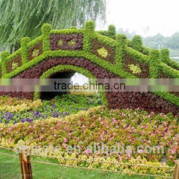 Artificial outdoor cartoon plant wall (special offer/bargain price:/2014 High Quality Factory price )