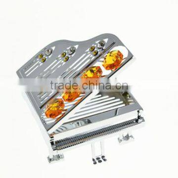 Gold Plated Decorative Crystal Piano for Girlfriend's Gifts photo-5