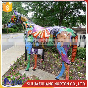 Life size fiberglass horse statue for sale NTRS-094LI