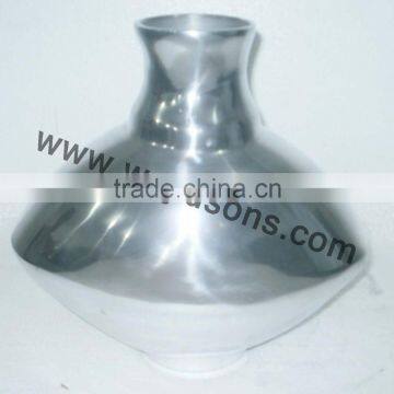 Wedding Silver Flower Vase/table Flower Vase/Brass Metal Flower Vases/Vintage Decorative Flower Metal Brass Vase/Indian Antique photo-3