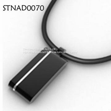 Black 304 Stainless Steel Pendants Jewelry For Gifts