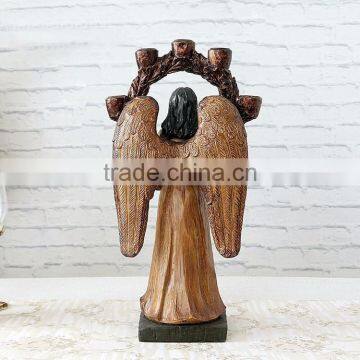 Romantic Wedding Decoration Angel Candlestick Holder photo-3