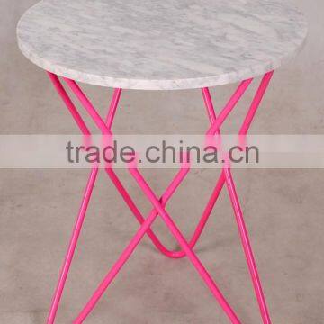 Cooper Metal Stainless Steel Frame With Glass-top Round End Table for the Living Room photo-3