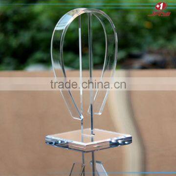 New Style Acrylic Transperant Shopping Mall Table Earphone Display Holder Acrylic Headphone Display in the Store on the Desk photo-2