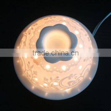Factory Supply Ceramic Electric Aroma Oil Burner Lamp photo-2