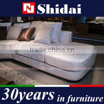 SHIDAI - Modern Beige Microfiber Living Room Sofa Couch Sectional Set Furniture G180 photo-2