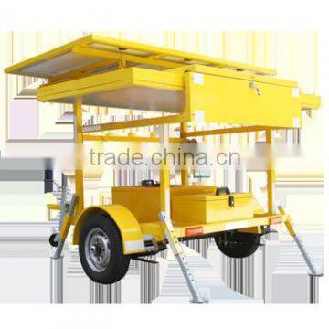 Mobile LED Variable Message Signs VMS Trailer For Sale photo-6