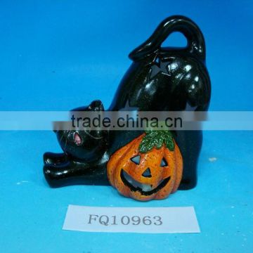 ceramic halloween pumpkin