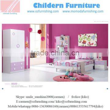 SJ8609 furniture factory design for girl and child bedroom furniture