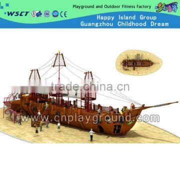 (HD-5401) Wooden Playground Series Wooden Boat Playground Equipment photo-2
