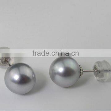 6.5-7 mm Grey Akoya Pearl Jewelry Earring photo-2