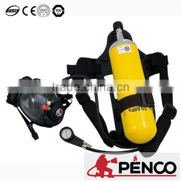 Fireman respirator with EN approved quality