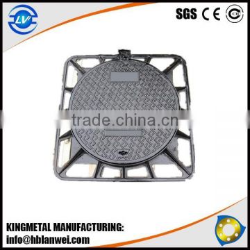 high quality EN124 Class D400 Cast iron manhole cover hot sale