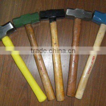 carbon steel sledge hammer with wooden handle