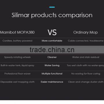 GS CE RoHs EMC UL Cordless Electric Spin Mop and Waxer Polisher With Water Tank photo-6