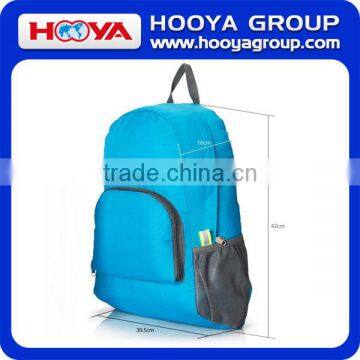 Big Capacity The Portable Zipper Soild Nylon Daily Travel Backpacks Shoulder Bags Folding Bag photo-3