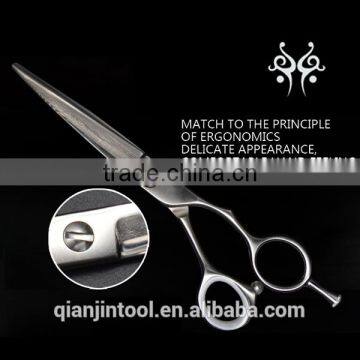 XP-60V QJ159 Baber Scissors With Damascus Layer Steel Hair Cutting Scissors photo-4