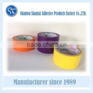 Heavy Duty Printed Colored Packaging Polyethylene Tape With Hot Melt Adhesive