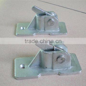 Scaffolding pressed spring rapid clamp for formwork tie rod