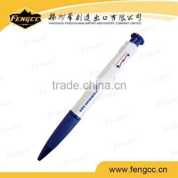 Best Sale Custom Logo Hotel Plastic Ball Point Pen / Gel Ink Pen for White Color photo-2
