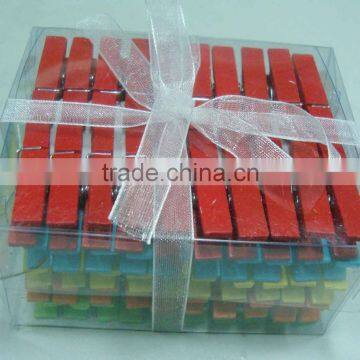 gift blister box craft wooden cloth pegs