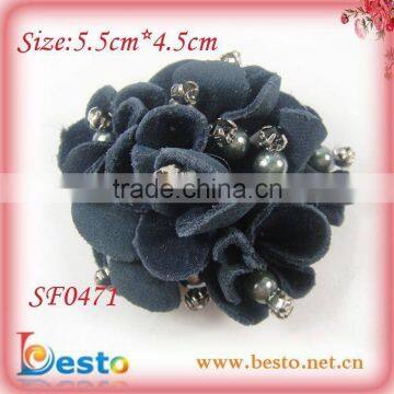 2013 popular new style handmade plastic stone shoes ornament and accessory