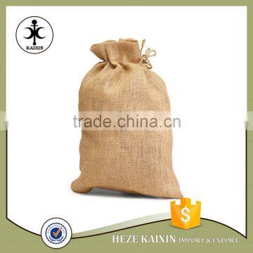 Stylish Burlap Sack Bag With Cotton Rope Drawstring photo-4