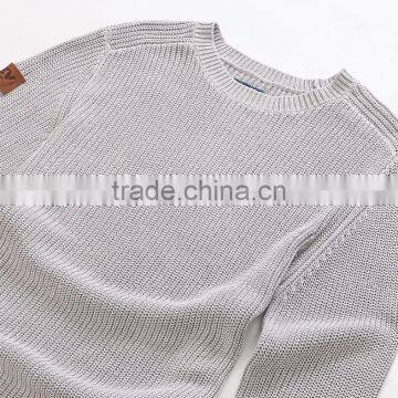 Latest Design Winter Cotton Pure Knit Sweater ,pullover Sweater photo-3