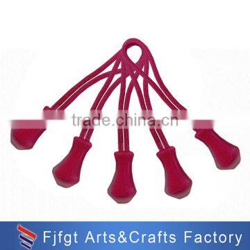 Custom silicone rubber bag/garment reversible zipper slider,soft pvc zipper pull