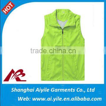 Colorful Unisex Logo Embroideried Safety Vest