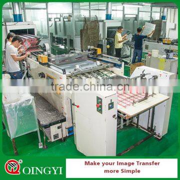 Qingyi Screen Printing Show Custom Plastisol Heat Transfer Sticker photo-5