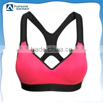 hot sale red fashion ladies yoga sports bra running sports bra sports bra