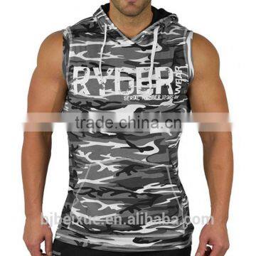 High Quality Custom Slim Fit Training Sports Wear Sleeveless Gym Clothing photo-5