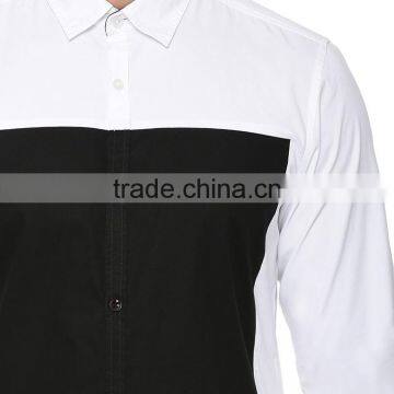 2016 Cotton Long Sleeve Thick Black Mens Shirts Latest Shirts Pattern for Men photo-4