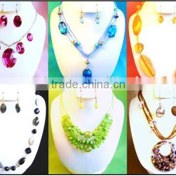 Fashion Stone Jewelry Set, Fashion Costume Jewelry, Fashion Necklace Earing Set,DIY Jewelry,imitation Jewelry
