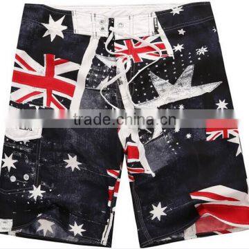 100% Polyester Poplin Men Swim Trunk Swimwear