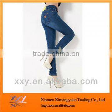 2012 Lastest Stylish Button Fly Jeans Women Pants Wholesale Price
