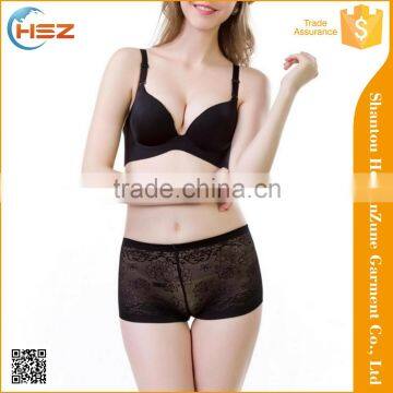HSZ-200 Newest Hot Push Up Design Women Padded Panties Nylon Underwear for Lady Wholesale photo-2