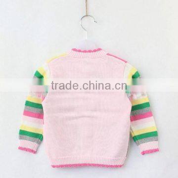Girls Handmade Flower Design Knitted Sweater Cardigan photo-2