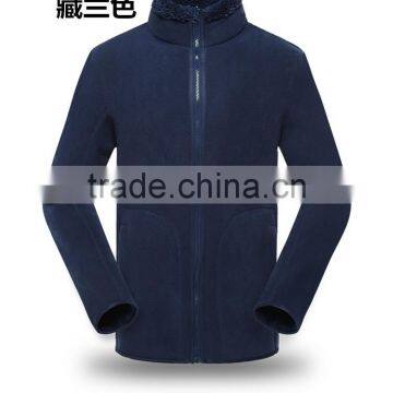 Wholesale Customized Unisex Polar Fleece Jacket Winter Jacket 100% Polyester photo-3