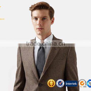 OEM Service Fashion Men Business Cashmere Wool Blended Suits photo-5