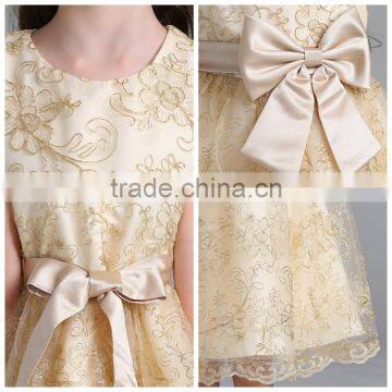 New Arrival Kids Embroidered Dress Child Baby Dress Mode#L9027 photo-4