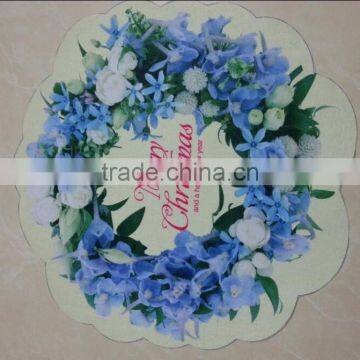 design printed felt mat
