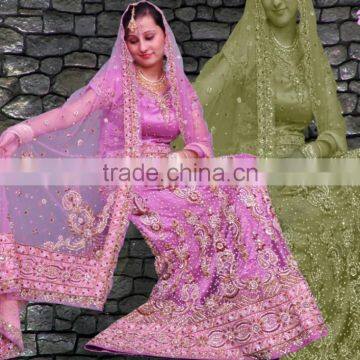 Designer Embroidered Bridal Lehenga photo-6